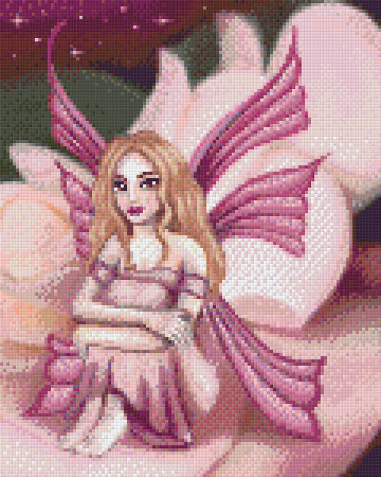 Pink Fairy Nine [9] Baseplate PixelHobby Mini-mosaic Art Kit